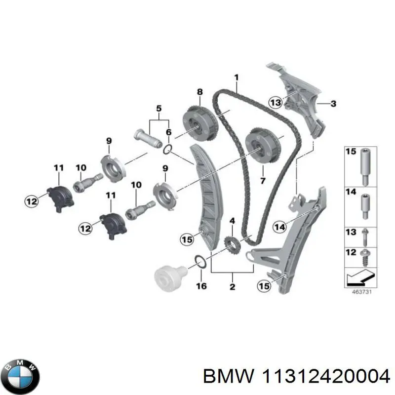 BMW 11312420004 цена, от 222.43 USD