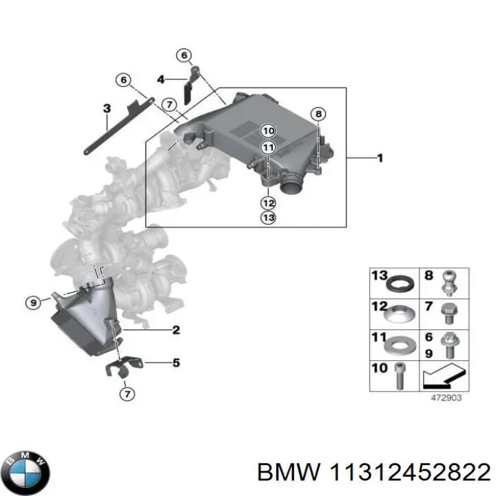  BMW 11312452822 цена, от 126.69 USD
