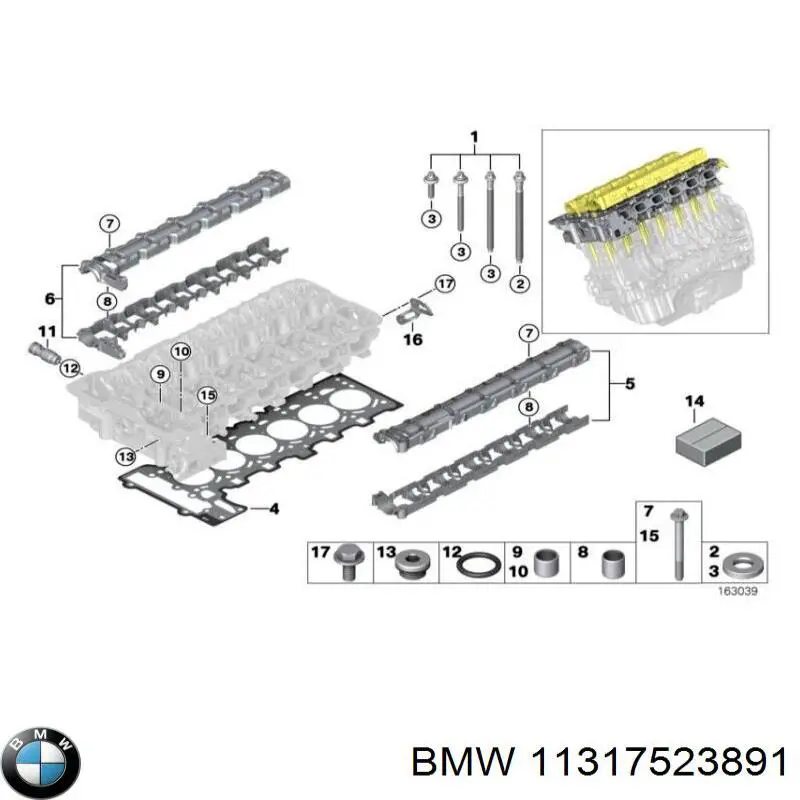Шестерня натяжителя цепи ГРМ BMW 11417523891 цена, от 8.59 USD