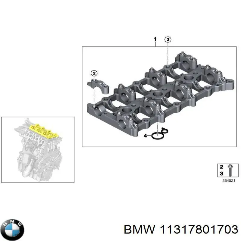 11317801703 BMW injetor de injeção de combustível