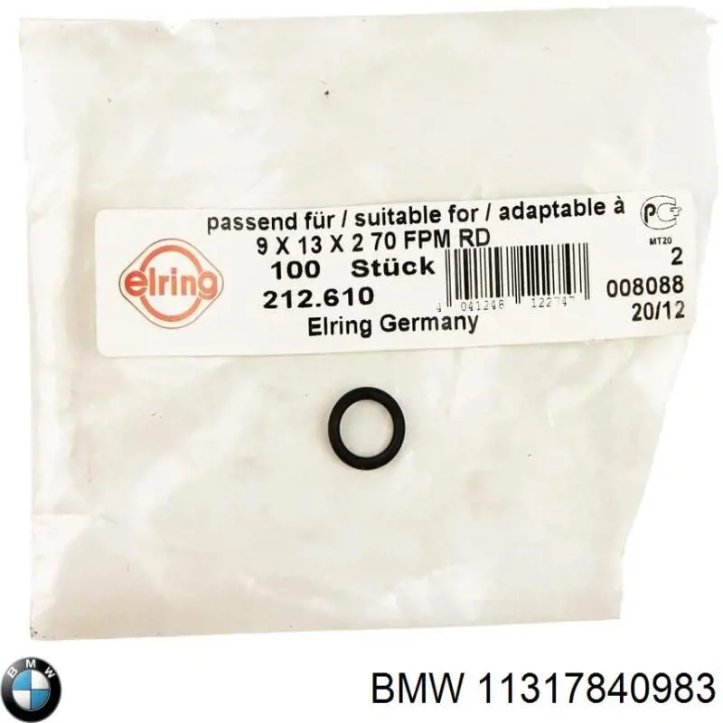 Прокладка клапанной крышки двигателя, кольцо BMW 11317840983 цена, от 0.23 USD