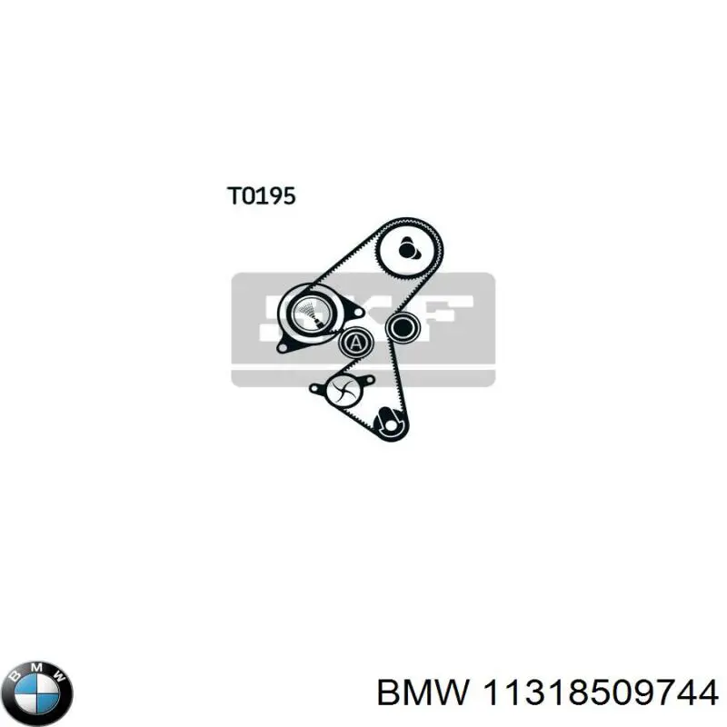 11318509744 BMW ремень грм