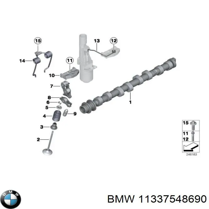 Compensador hidrâulico (empurrador hidrâulico), empurrador de válvulas BMW 11337548690 preço, a partir de 13,73 USD