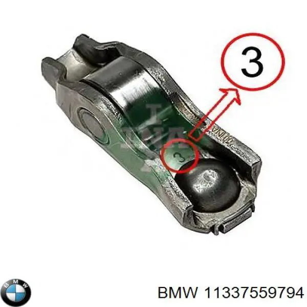 11337559794 BMW коромысло клапана (рокер впускной)