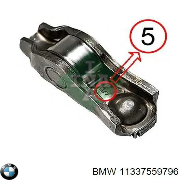 11337559796 BMW коромысло клапана (рокер впускной)
