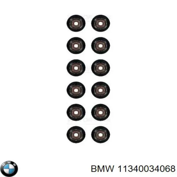 Сальник клапана (маслосъёмный) впускного, комплект 11340034068 BMW