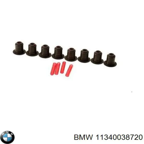 11340038720 BMW сальник клапана (маслосъёмный выпускного, комплект)