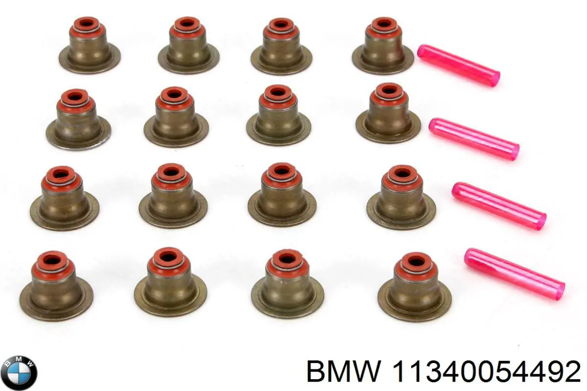 Купить 11340054492 BMW Маслосъемный колпачок (сальник клапана) впуск/выпуск, комплект на мотор