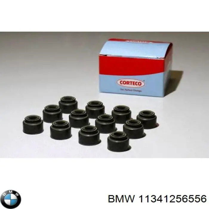 Сальник клапана (маслосъемный), впуск/выпуск BMW 11341256556