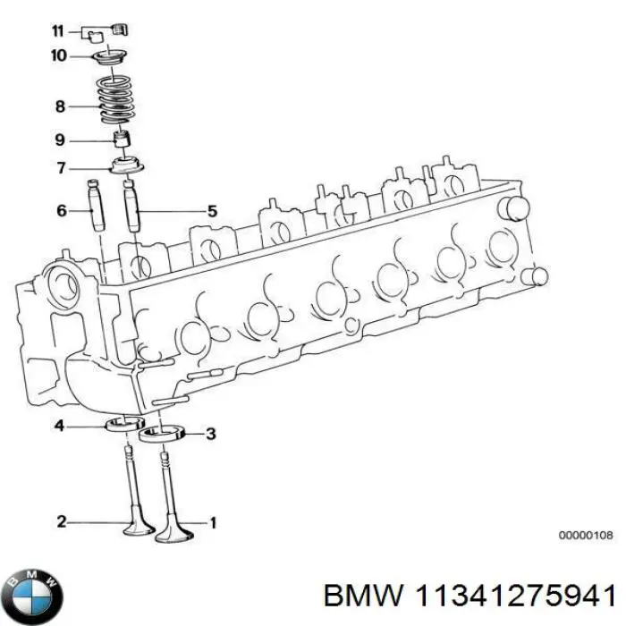 11341275941 BMW Выхлопной клапан