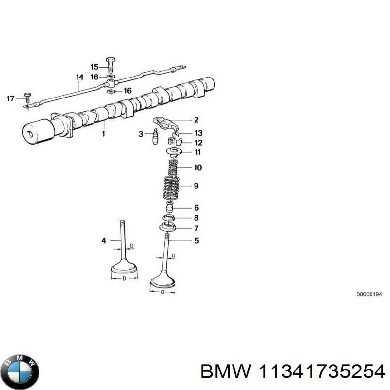 Купить 11341735254 BMW 