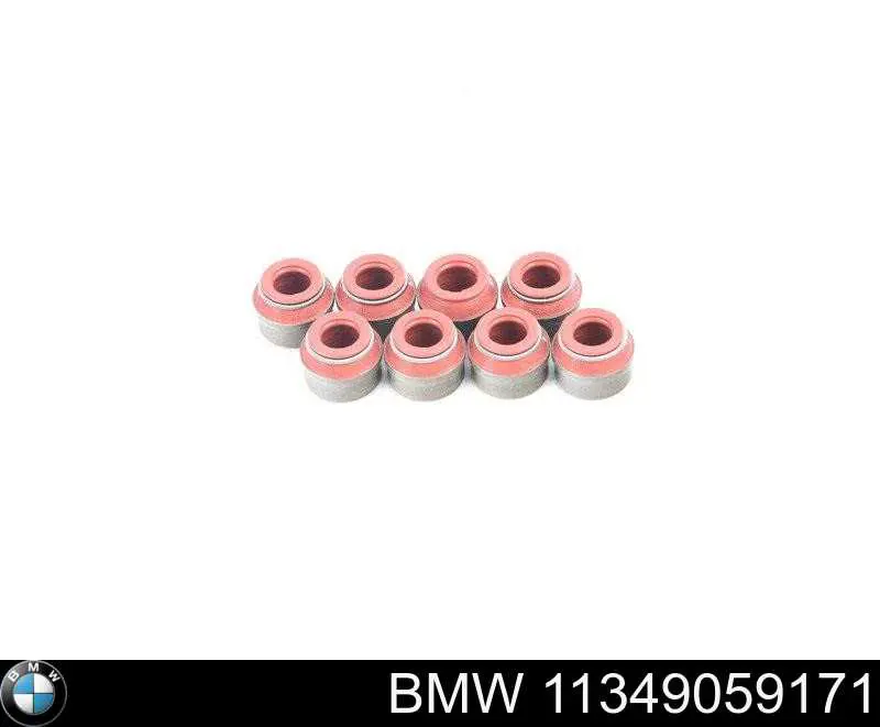 11349059171 BMW сальник клапана (маслосъемный, впуск/выпуск, комплект на мотор)