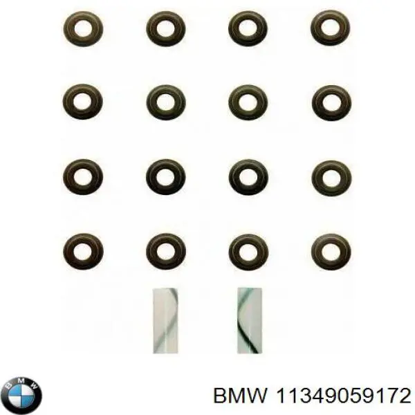 Купить 11349059172 BMW Маслосъемный колпачок (сальник клапана) впуск/выпуск, комплект на мотор