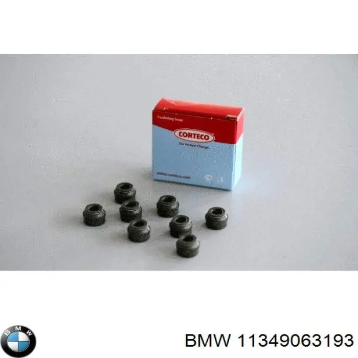 11349063193 BMW сальник клапана (маслосъемный, впуск/выпуск, комплект на мотор)