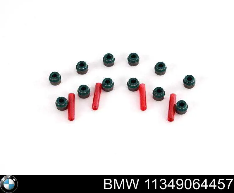 11349064457 BMW vedação de válvula (coletor de óleo, admissão/escape, kit para um motor)