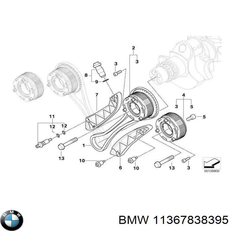  BMW 11367838395 цена, от 257.06 USD