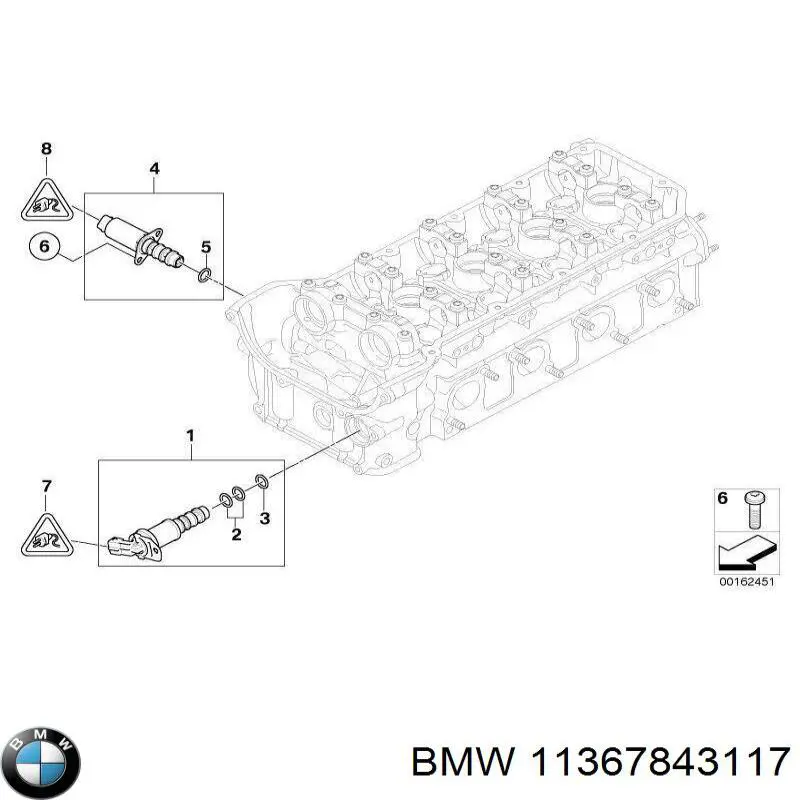 Купить 11367843117 BMW Клапан электромагнитный положения распредвала