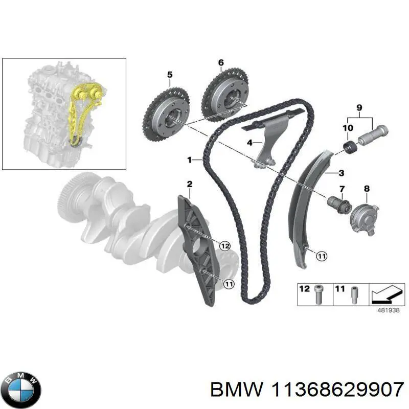 11368629907 BMW 