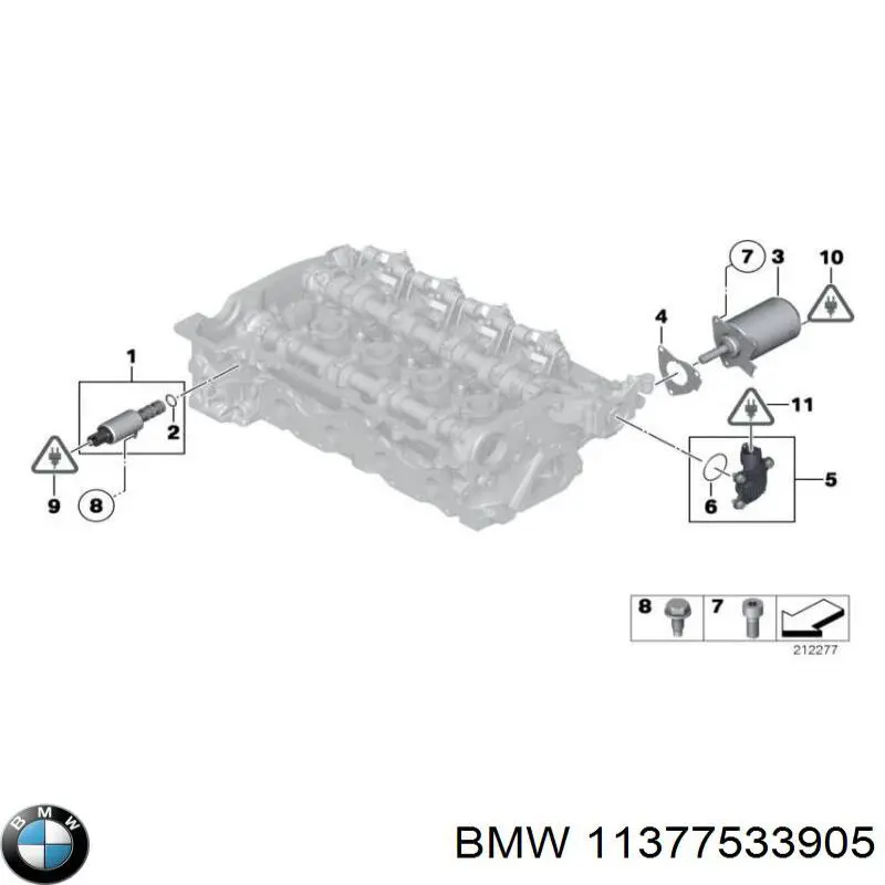 Регулятор фаз газораспределения BMW 11377533905