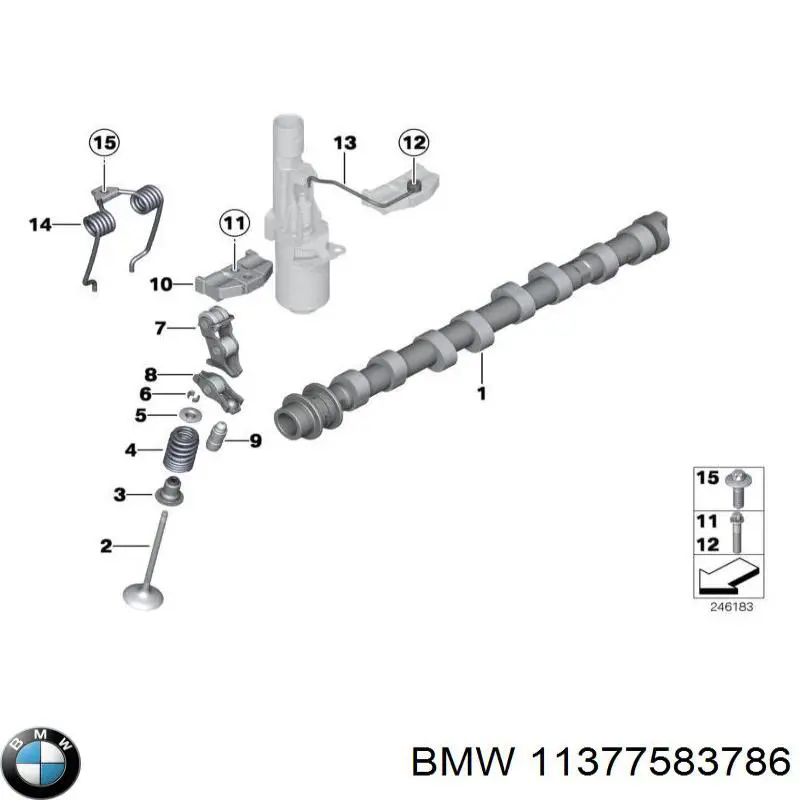 Фильтр масляный BMW 11377583786