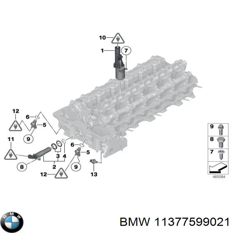 Regulador das fases de distribuição de gás para BMW X6 (E71)
