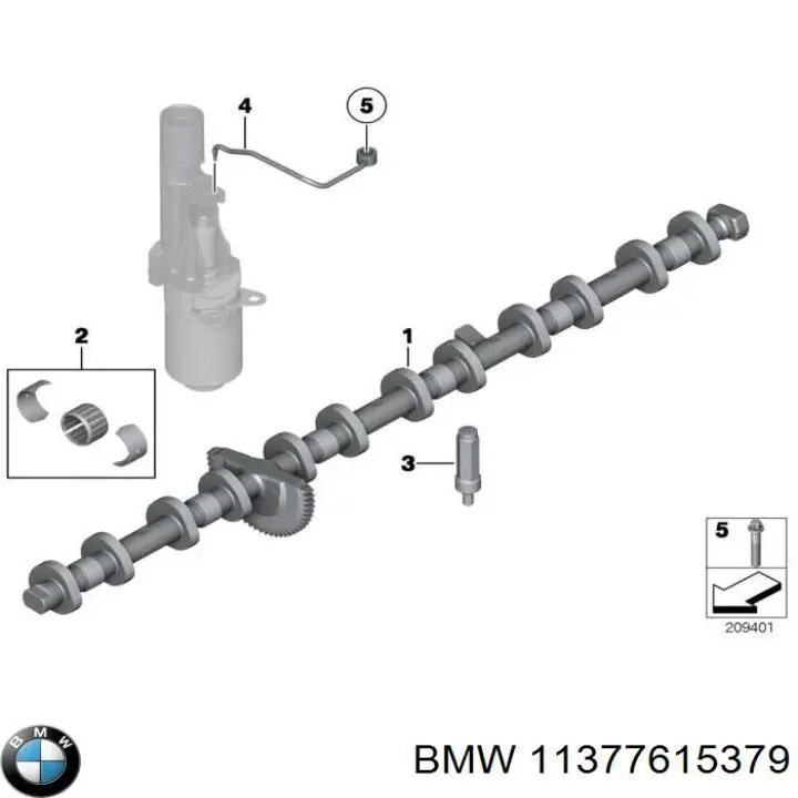 11377615379 BMW rolamento de suporte da árvore primária da caixa de mudança (rolamento de centragem de volante)