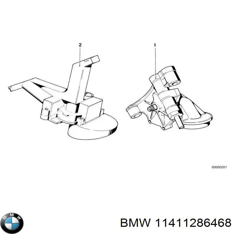 11411286468 BMW Масляный насос двигателя