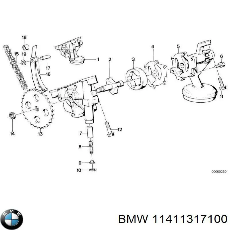 11411317100 BMW 