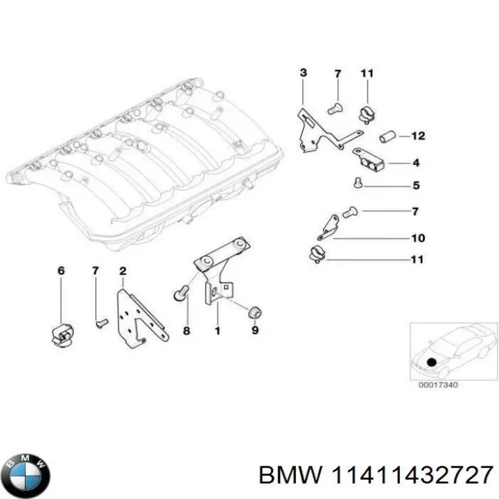  BMW 11411432727 цена, от 10.06 USD
