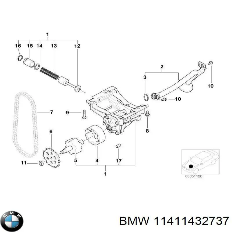  BMW 11411432737 цена, от 42.04 USD