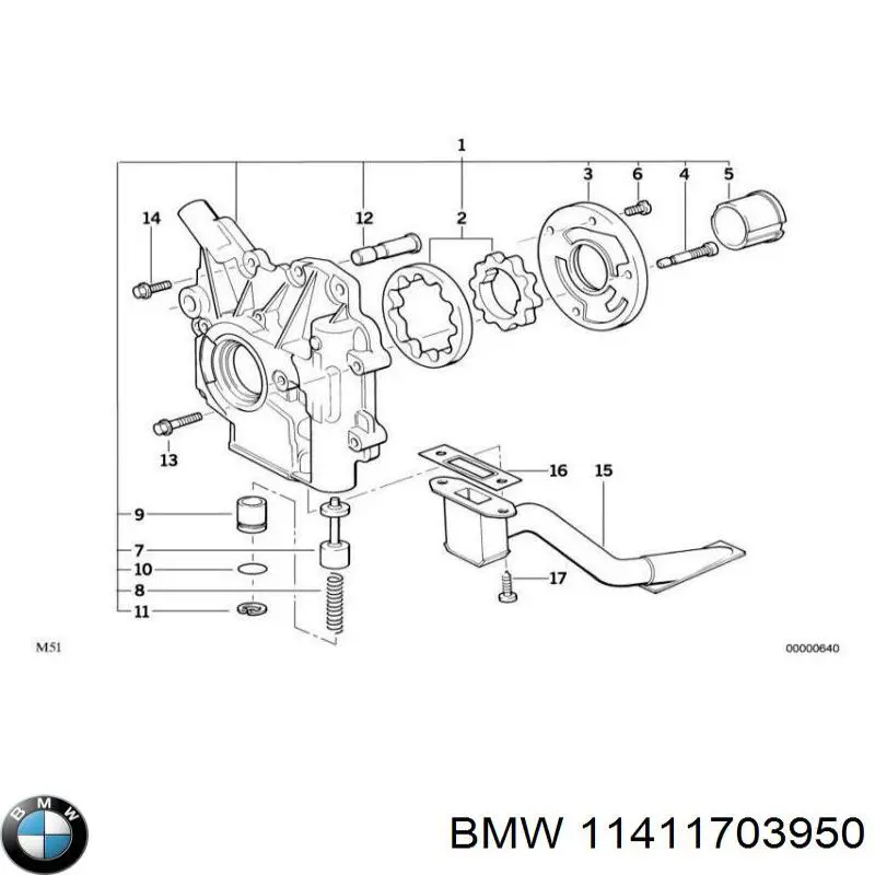 Купить 11411703950 BMW 