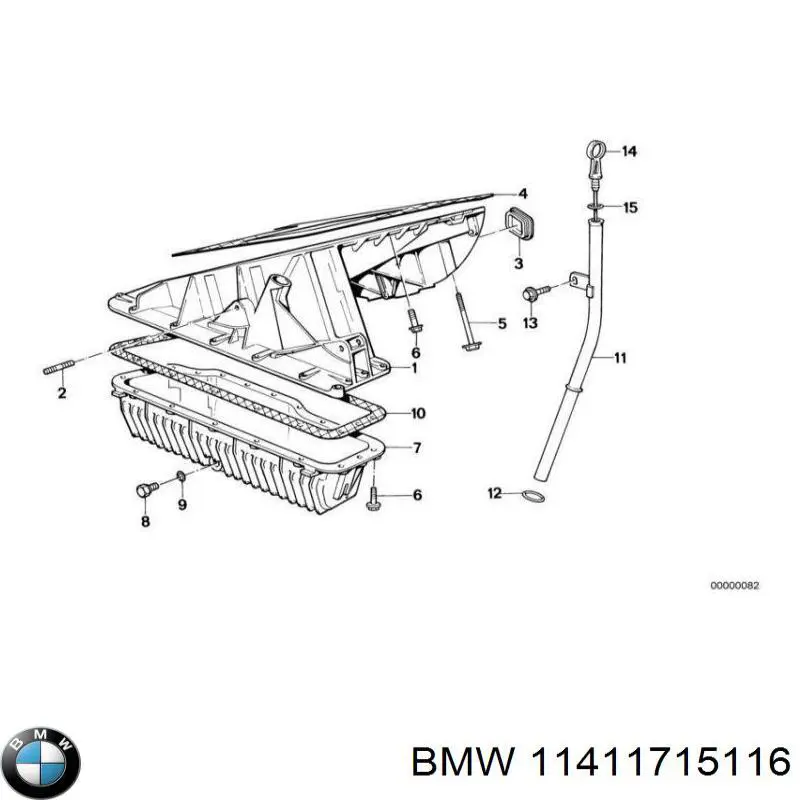Прокладка адаптера масляного фильтра BMW 11411715116 цена, от 15.55 USD
