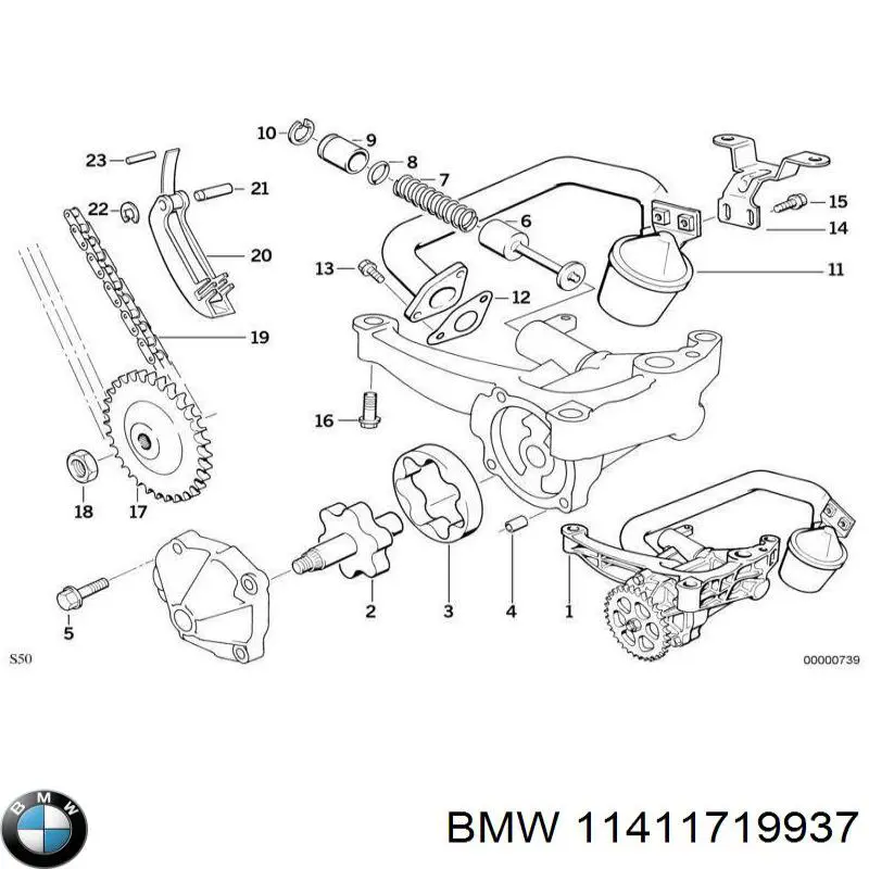 Купить 11411719937 BMW 