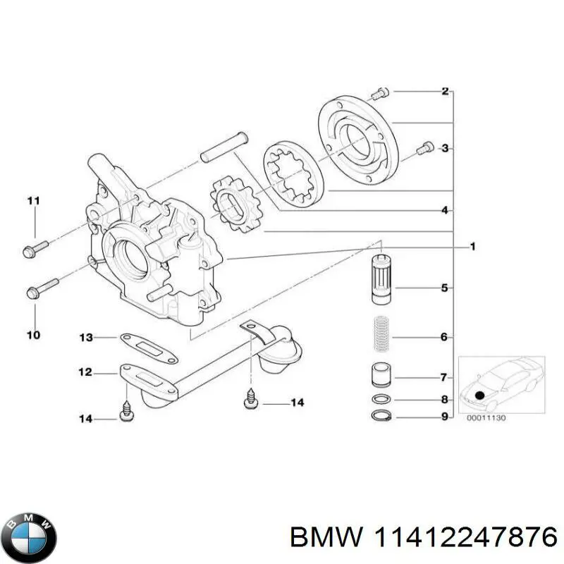 Купить 11412247876 BMW 