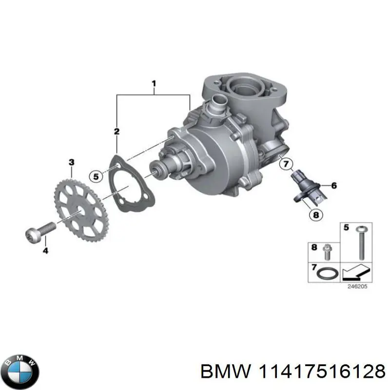 Шестерня фазорегулятора BMW X5 внедорожник (E70) (2007 - 2013) цена, от 12.76 USD