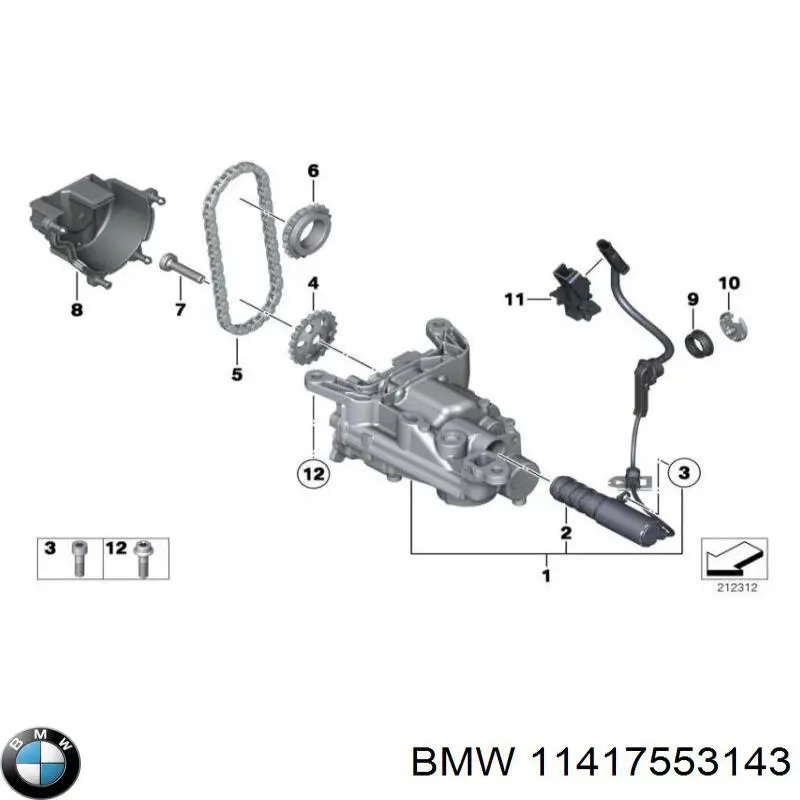 11417553143 BMW 