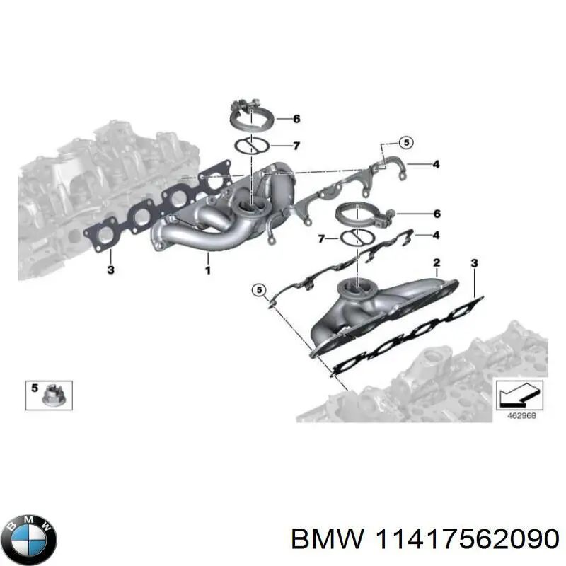 Прокладка маслозаливной горловины BMW 11417562090