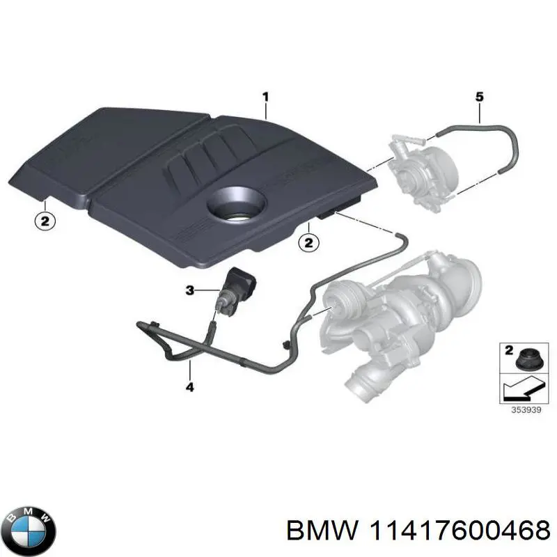 Купить 11417600468 BMW 