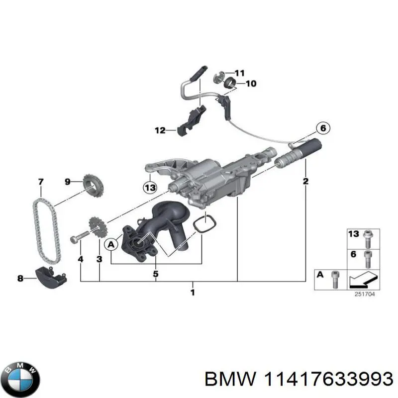 11417633993 BMW 