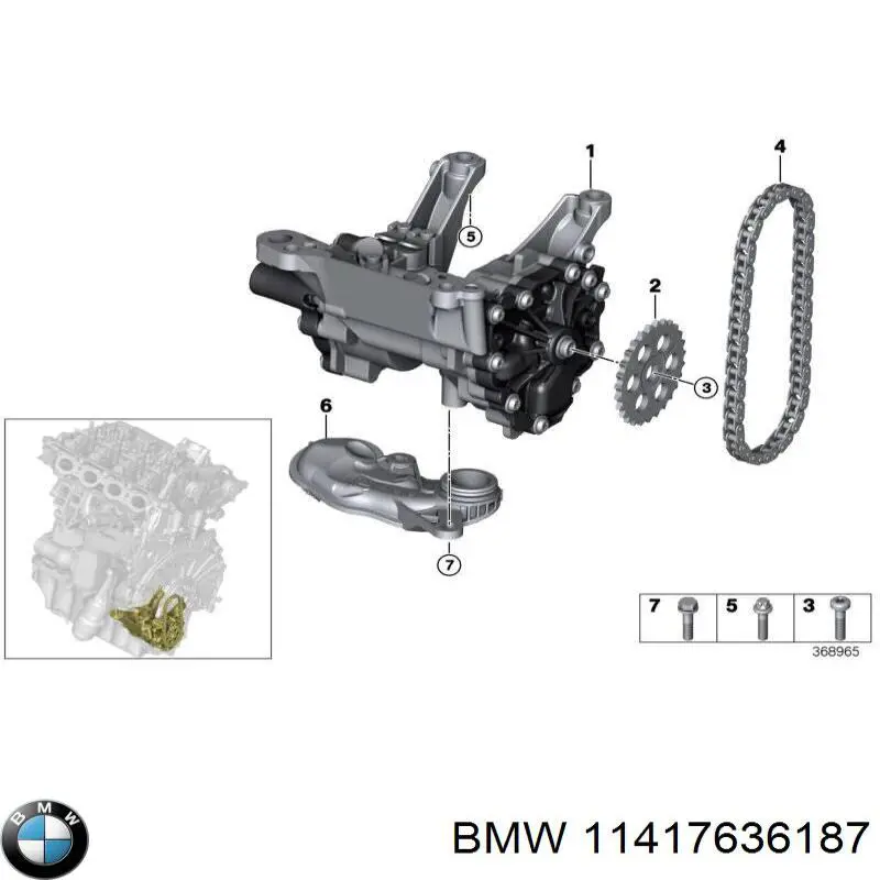 11417636187 BMW 