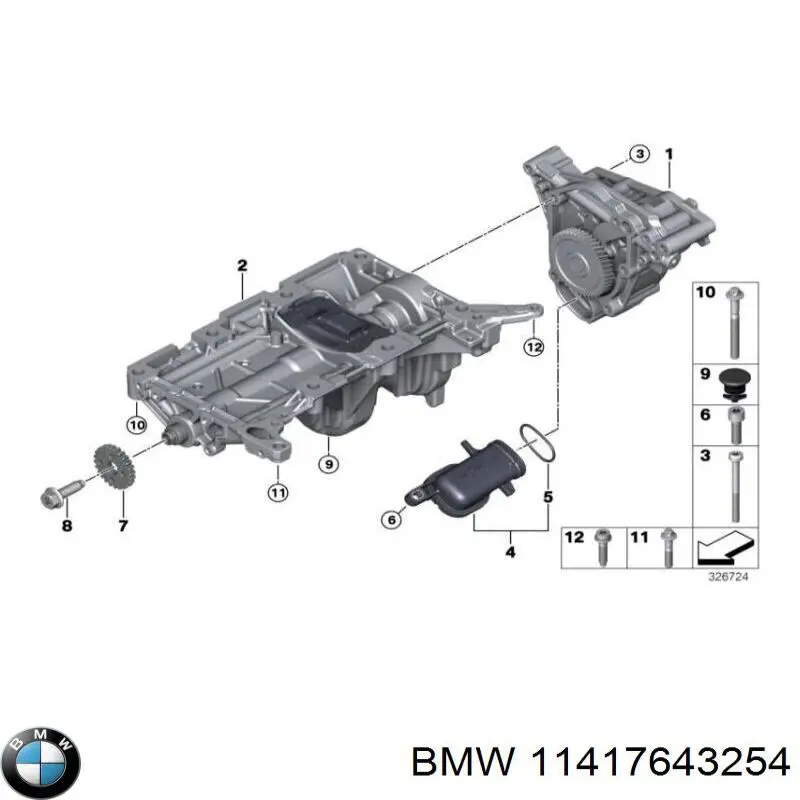 11417643254 BMW 