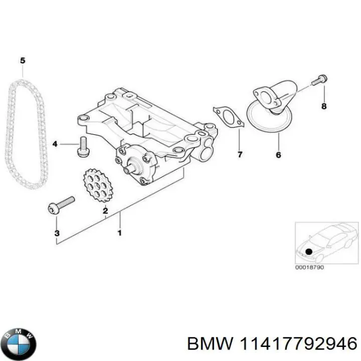  BMW 11417792946 цена, от 2525.62 UAH