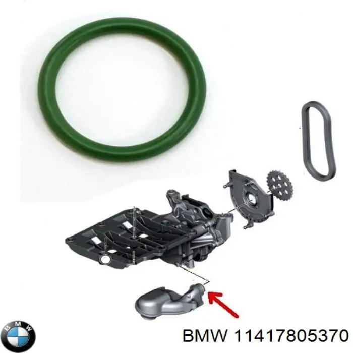 Прокладка крышки горловины, маслозаливной BMW 11417805370 цена, от 209.35 UAH