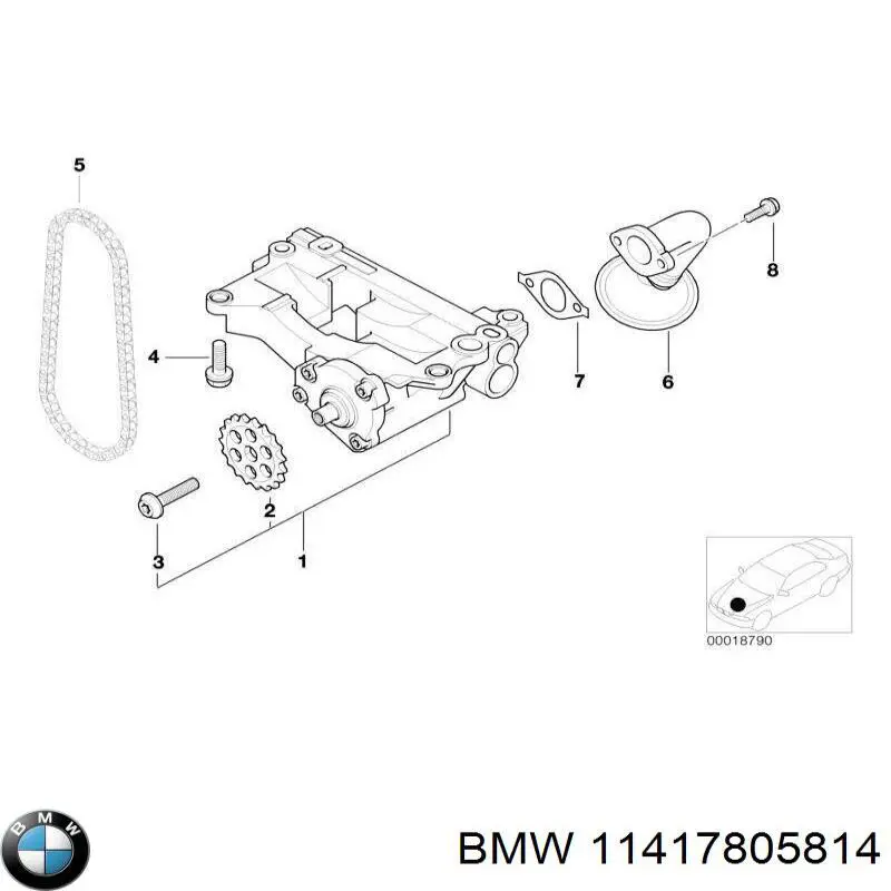 Купить 7789840 BMW Насос маслозакачивающий