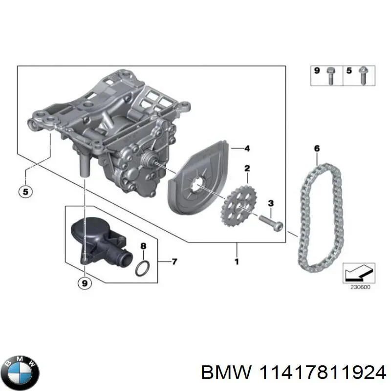 Купить 11417811924 BMW 