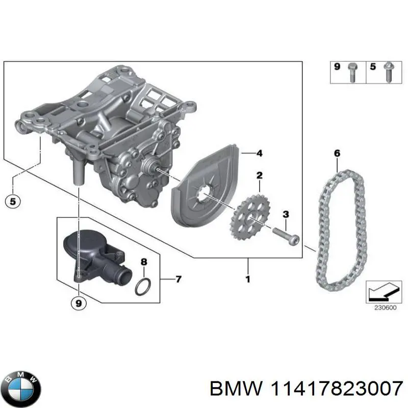 Bomba de óleo para BMW 5 (F10)