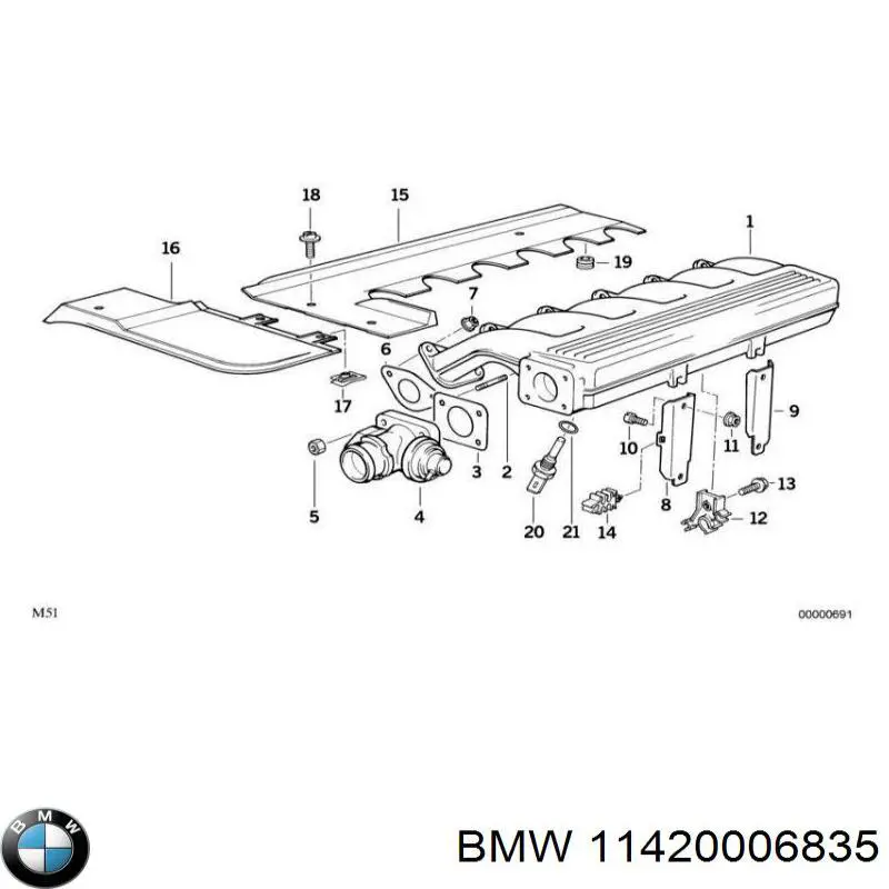  11420006835 BMW