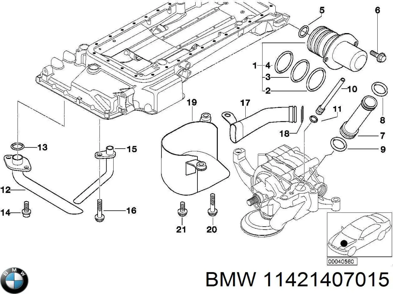  11421407015 BMW