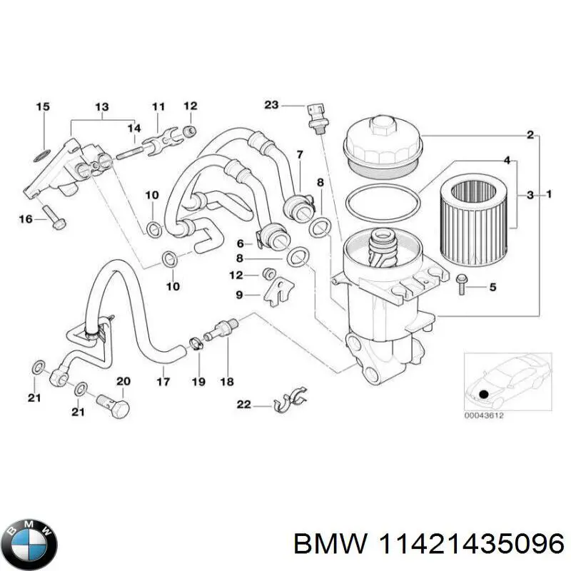  BMW 11421435096 цена, от 35.31 USD
