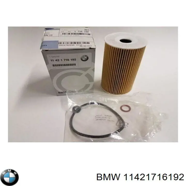 Фильтр масла BMW 11421716192